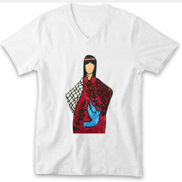 Samia's Art V-neck Tshirt Thumbnail